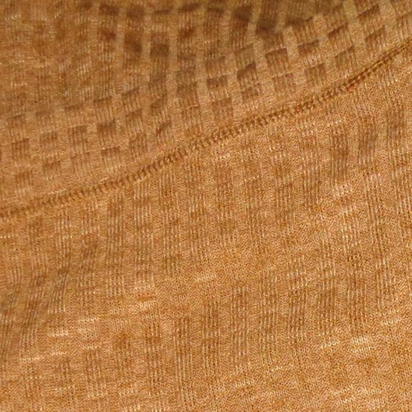 Marled Camel Ribbed Straight Wide Leg Pants - Picture 6 of 7